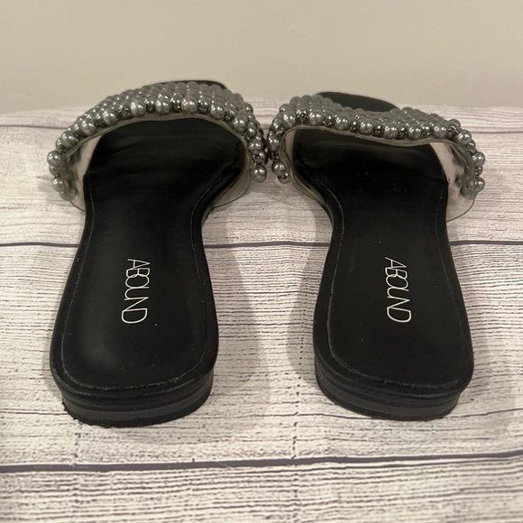 Abound Black Pearl Embellished Women's Sandals/size 6M - Picture 11 of 12